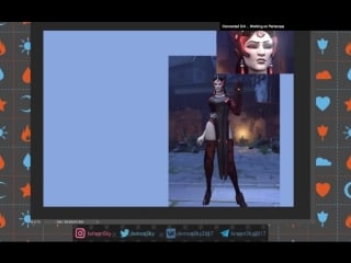 Fun with symmetra #overwatch #fanart #cgart