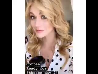 Kat is ready for day 2 of thosbe! shadowhunters via @kat mcnamara ig