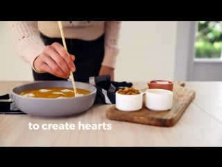 Carrot, ginger tofu soup