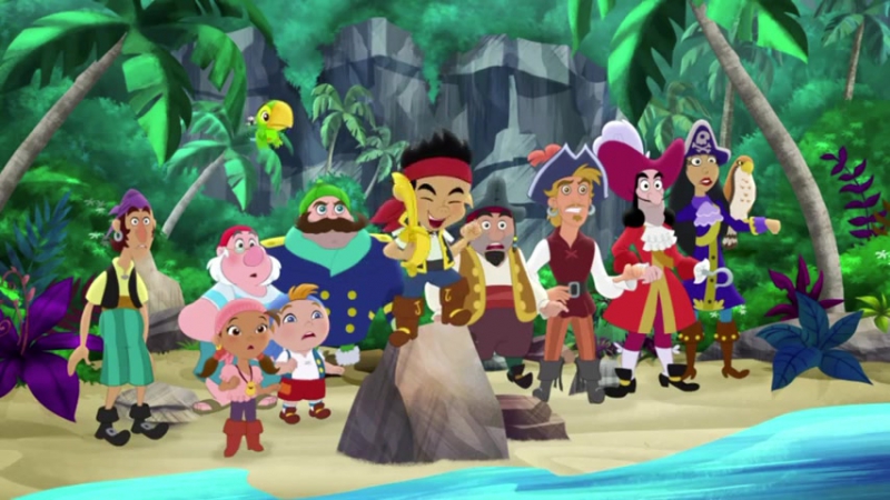 Джейк и пираты нетландии | 3 сезон 33 34 серия | сражение за море