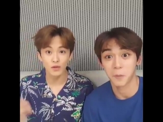 Lucas imitating mark's expression istg '99 liners are so soft