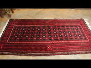 Baluchi rugs antique classic carpet size 182x95cm 3 11 298 mp4