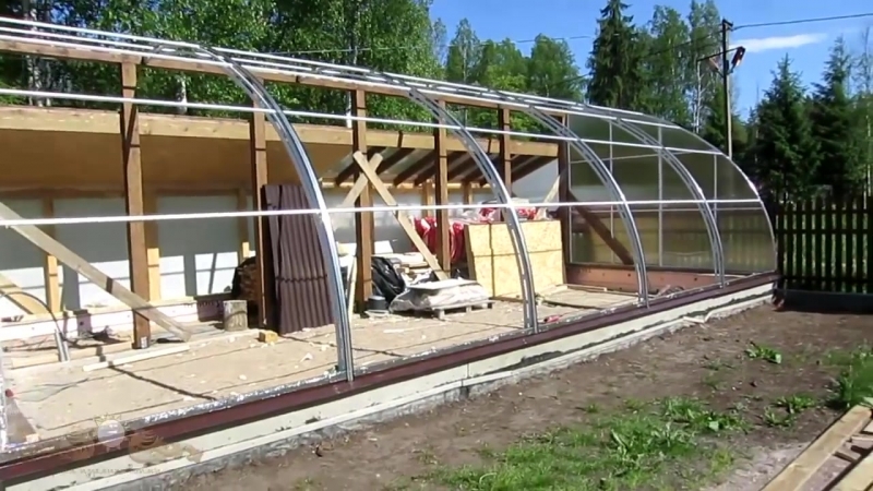 Солнечный вегетарий монтаж кровли