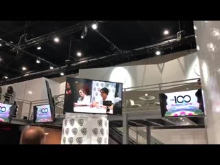 Video bob and eliza at the signing at sdcc2019 via @jopinionated beliza the100