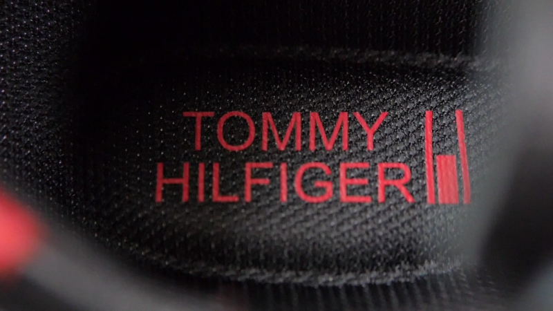 Мужские кожаные кеды tommy hilfiger