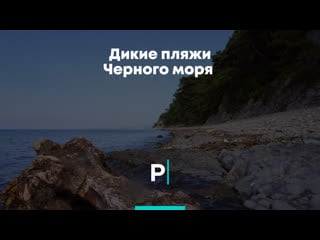 Дикие пляжи чёрного моря