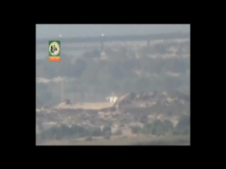 Gaza le hamas détruit en direct un tank israélien avec un missile kornet (12 07 2014)