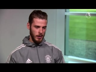 David de gea on striving to be the best and representing the reds