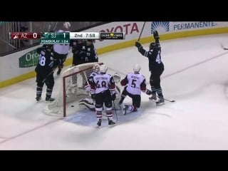 Coyotes at sharks game highlights 03/20/16