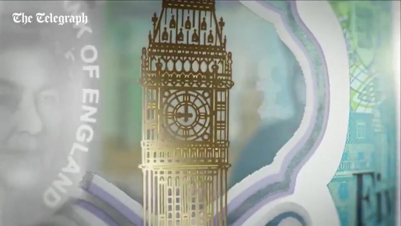 The new £5 notes featuring sir winston churchill
