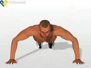 Exercise push up for gain chest pectoral muscle workout