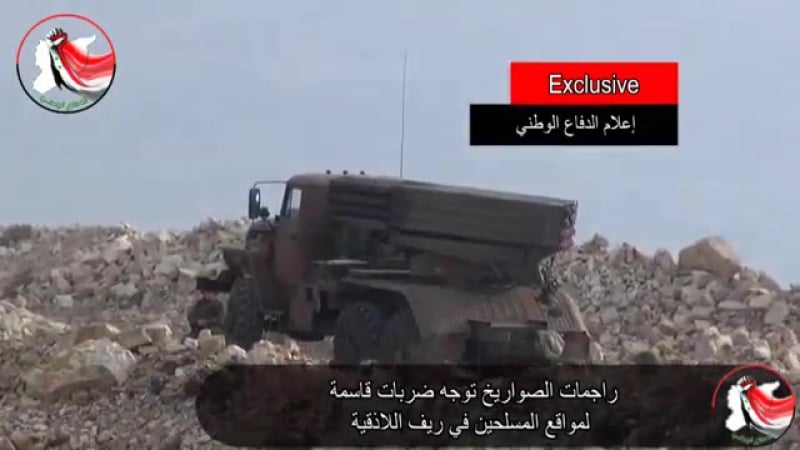 ضربات قاسمة لمواقع المسلحين في ريف اللاذقية