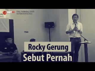 Rocky gerung usir dan anc*m menempeleng ruhut sitompul