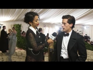 Cole sprouse on interning at the met and his artistic aspirations | met gala 2018 with liza koshy