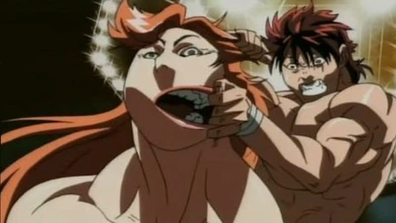 Обзор на аниме боец баки baki the grappler biovolk (((одобрено))) 14+ (мат)