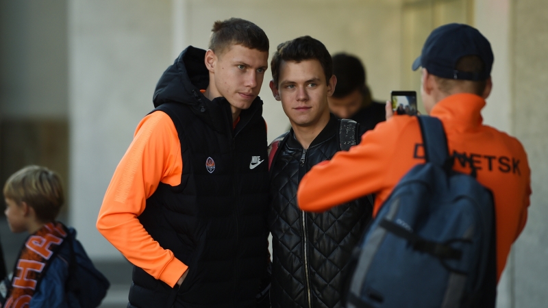 Как шахтер встречают в харькове прогулка перед матчем с зарей