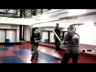 Katana sword fighting ( sparring with aikido, kendo, kenjutsu, ninjutsu practitioners)