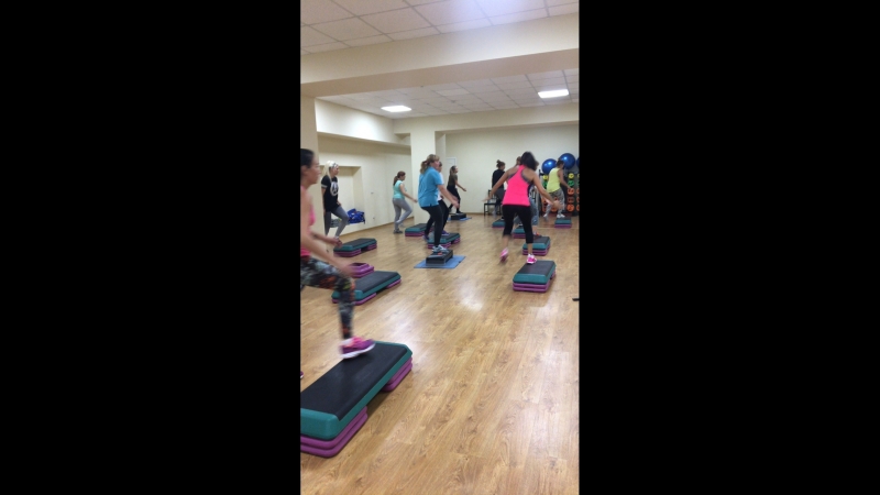 Замеры + step аэробика !