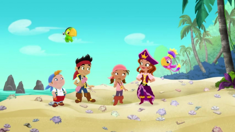 Джейк и пираты нетландии | 3 сезон 13 серия | сокровище, приснившееся крюку / сила принцесс