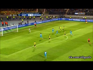 Ліга чемпіонів 2013 14 1/8 всі голи 1 го раунду