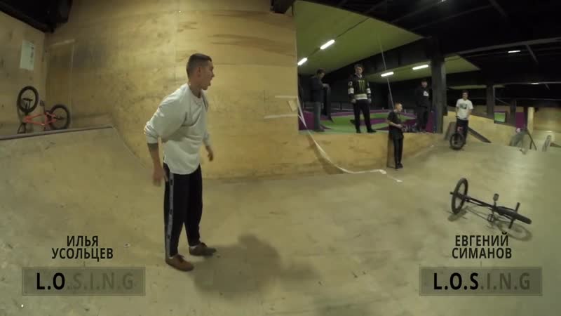 [fakt bmx] wintering bmx battle илья усольцев vs евгений симанов