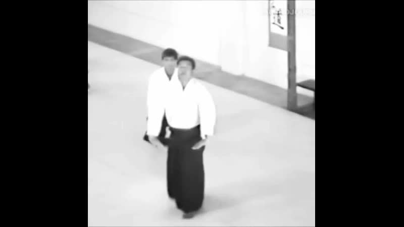 Saito sensei demonstrating a full nelson takemusu aikido motril [vdownloader]