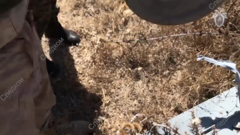 Сирия осмотр места происшествия ск опубликовал кадры с места гибели сбитого турцией летчика пешкова