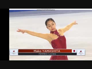 Mako yamashita skate canada 2018 practice sp (26/10/18)