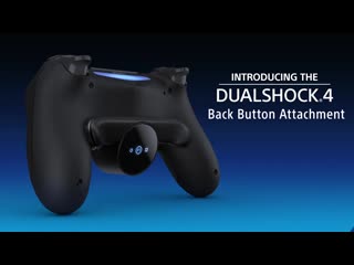 Dualshock 4 back button attachment announce trailer