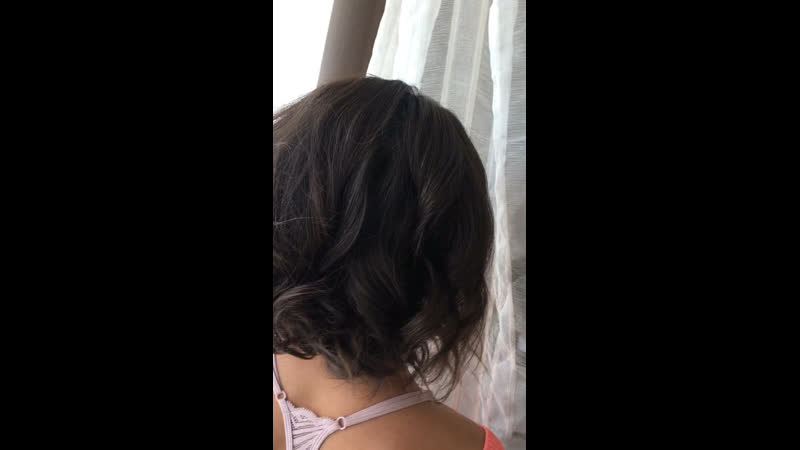 Куколка 😍 макияж и укладка для насти