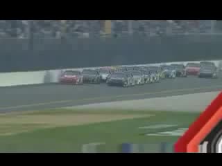 Dale earnhardt jr and brian wickers accident [daytona 500]