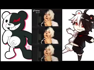 Tiktok cosplay monokuma danganronpa