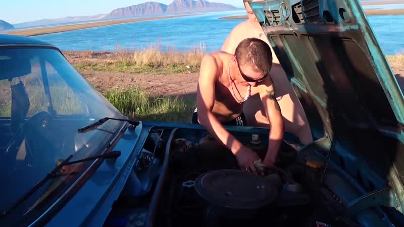 Олег монгол отдых на берегу всей бригадой! уснейший шашлык! безумный закопал машину полное