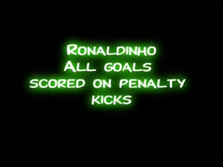 Ronaldinho all goals scored on penalty kicks in milan 2008 2010