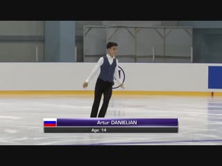 Artur danielian (rus) men short program yerevan 2018