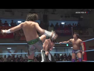 Jin (jake lee & koji iwamoto) (c) vs black menso re & takao omori