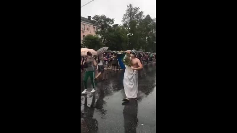 Дегтярев на митинге