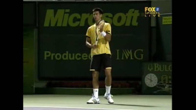 Novak djokovic vs rafael nadal (2007 sony ericsson open quarterfinal)