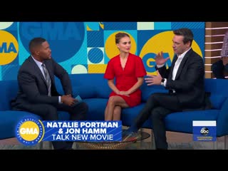 Natalie portman’s mom recognizes jon hamm, but not from the movies l gma