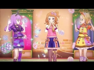 Aikatsu 3! akari ozora, sumire hikami and shinjyo hinaki pretty pretty [episode 129]