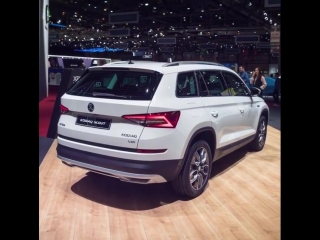 Škoda kodiaq scout на автосалоне в женеве