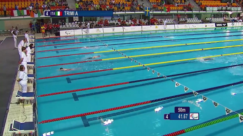 Womens 100m freestyle s4 final 2016 ipc swimming european open championships funchal