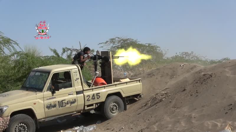 ألوية العمالقة تطهر عدد من المزارع شرق الجبيلة وشمال المغرس