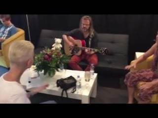 Fading like a flower rehearsals in bad kissingen (bayern, 03 july 2015)