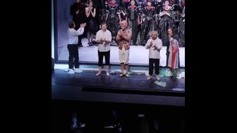 Паглядзіце, як віталі ў літоўскай оперы нашую маргарыту ляўчук ❤️