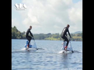 A revolutionary hydrofoil bike that lets you ride on