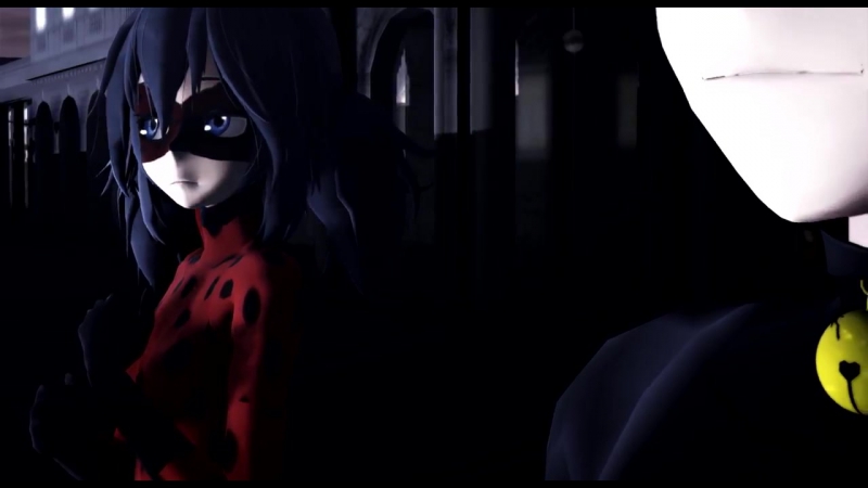 [mmd miraculous ladybug] sweater weather (ladynoir)