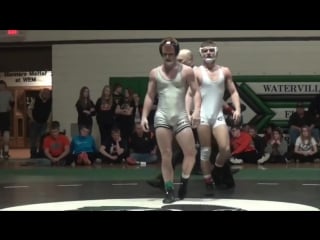 Wrestlers bulge in tight singlets part 3