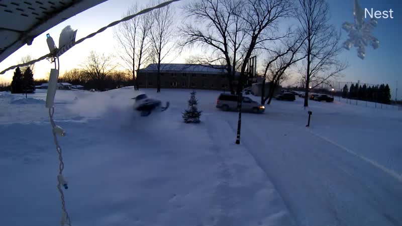 Бешеный снегоход