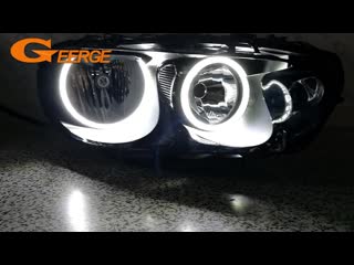 For volkswagen vw scirocco 2008 2009 2010 2012 2013 halogen headlight excellent ultra bright illumination smd led angel eyes kit